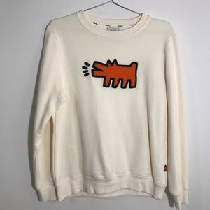 Keith Haring off-white sweatshirt 🤍